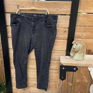 Laura Plus Rafaella Weekend black faded jeans